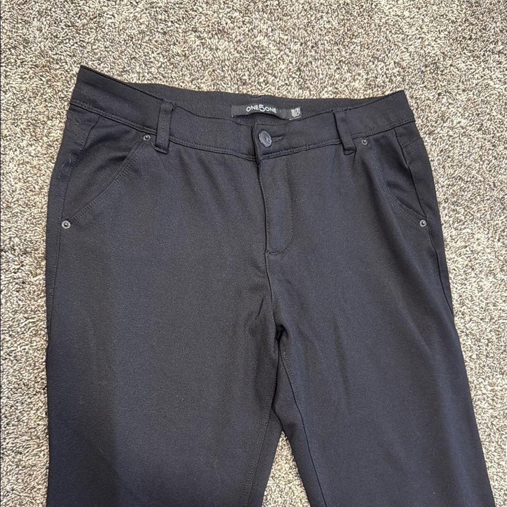 one 5 one Elegant Black Flare Pants - Picture 3 of 5